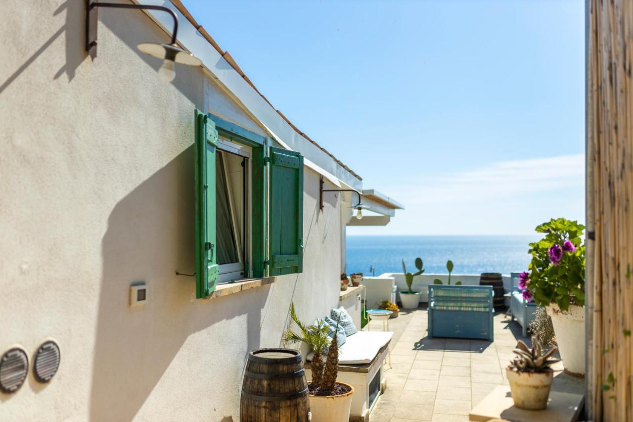 Casa Vacanze De Vita - Amazing View On The Coast Marina Serra Exterior foto